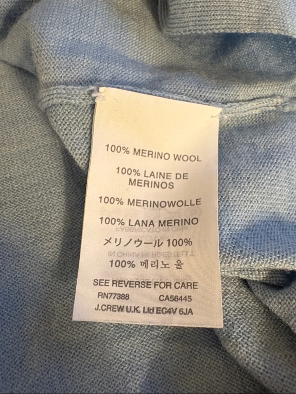 J. Crew 100% Merino Wool Turtleneck Sweater